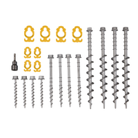 Oztrail Screw-In Aluminium Peg Kit 22 Piece