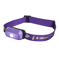 Oztrail Lumos Twinkle 80L Kids Headlamp - Purple
