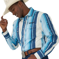 Wrangler Men's Logo Long Sleeve Shirt