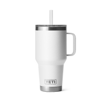 Yeti Rambler 35oz Straw Mug White