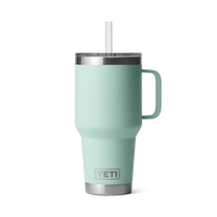 Yeti Rambler 35oz Straw Mug Seafoam