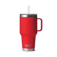 Yeti Rambler 35oz Straw Mug Rescue Red