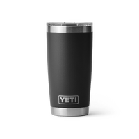 Yeti Rambler 20oz Tumbler with Magslider Lid Black