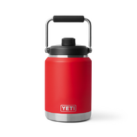 Yeti Rambler Half Gallon Jug Rescue Red