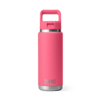 Yeti Rambler 26oz Straw Bottle Tropical Pink