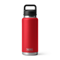 Yeti Rambler 36oz Bottle with Chug Cap Rescue Red