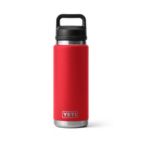 Yeti Rambler Bottle with Chug Cap Rescue Red