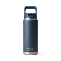 Yeti Rambler 26oz Straw Bottle Navy