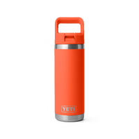 Yeti Rambler 18oz Straw Bottle Papaya