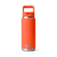 Yeti Rambler 26oz Straw Bottle Papaya