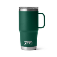 Yeti Rambler 20oz Travel Mug Black Forest Green