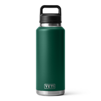 Yeti 46oz Bottle with Chug Cap Black Forest Green