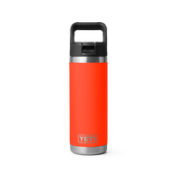 Yeti Rambler 18oz Straw Bottle Solar Flare