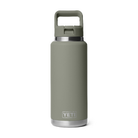 Yeti Rambler 36oz Straw Bottle Pampa Green