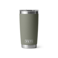 Yeti Rambler 20oz Tumbler with Magslider Lid Pampa Green