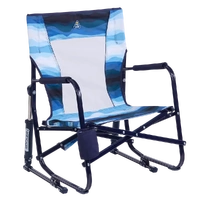 GCI Outdoor Beach Rocker - Beach Wave Blue