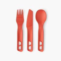 Sea To Summit Passage Cutlery Set 3pc Spicy Orange
