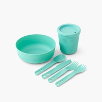 Sea To Summit Passage Dinnerware Set 6pc Aqua Sea