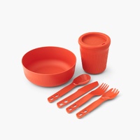 Sea To Summit Passage Dinnerware Set 6pc Spicy Orange