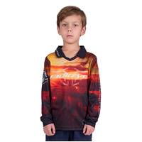 Bullzye Boys Cam Long Sleeve Tee