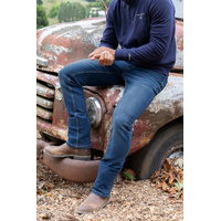 BullZye Men's Arch Straight Jean