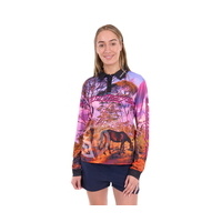 Bullzye Women’s Grazing Horse Long Sleeve Tee
