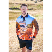 Bullzye Men’s Blazing Long Sleeve Tee
