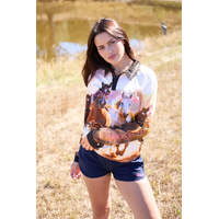 Bullzye Womens Gallop Long Sleeve Tee