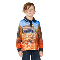 Bullzye Boys Blazing Long Sleeve Tee