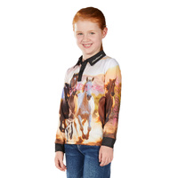 Bullzye Girls Gallop Long Sleeve Tee