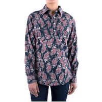 Hard Slog Women's Hayden Half Button Long Sleeve Shirt