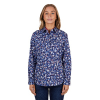 Hard Slog Women’s Mindy 1/2 Placket Long Sleeve Shirt