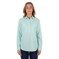 Hard Slog Women’s Lize 1/2 Placket Long Sleeve Shirt