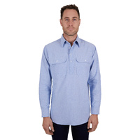 Hard Slog Men’s Fred Half Placket Shirt