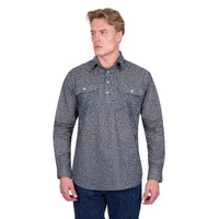 Hard Slog Mens Tomson 1/2 PLKT LS Shirt