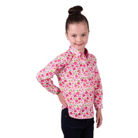 Hard Slog Children's Sisu Half Button Long Sleeve Shirt