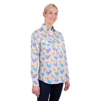 Hard Slog Women's Meadow 1/2 Placket Long Sleeve Shirt