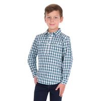 Hard Slog Kids River 1/2 Placket Long Sleeve Shirt