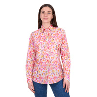 Hard Slog Womens Samira 1/2 Placket Long Sleeve Shirt