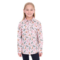 Hard Slog Kids Cleo 1/2 Placket Long Sleeve Shirt