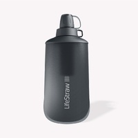 LifeStraw Peak Collapsible Squeeze Bottle 1L Dark Grey