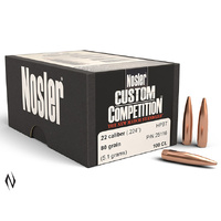 NOSLER 224 80GR HPBT CUSTOM COMP 100PK