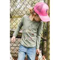 Pure Western Girls Spike Long Sleeve Tee