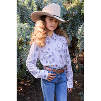 Pure Western Girls Mavis Long Sleeve Tee