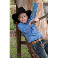 Pure Western Boys Hewitt Long Sleeve Shirt