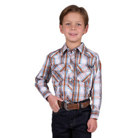 Pure Western Boys Axel Long Sleeve Shirt