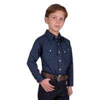 Pure Western Boys Ross Long Sleeve Shirt