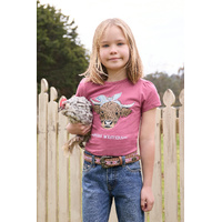 Pure Western Girls’ Estelle Short Sleeve Tee