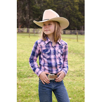 Pure Western Girls’ Arleen Long Sleeve Shirt
