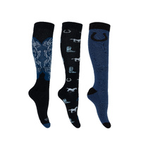 Pure Western PW Riding Socks – 3 Pack
